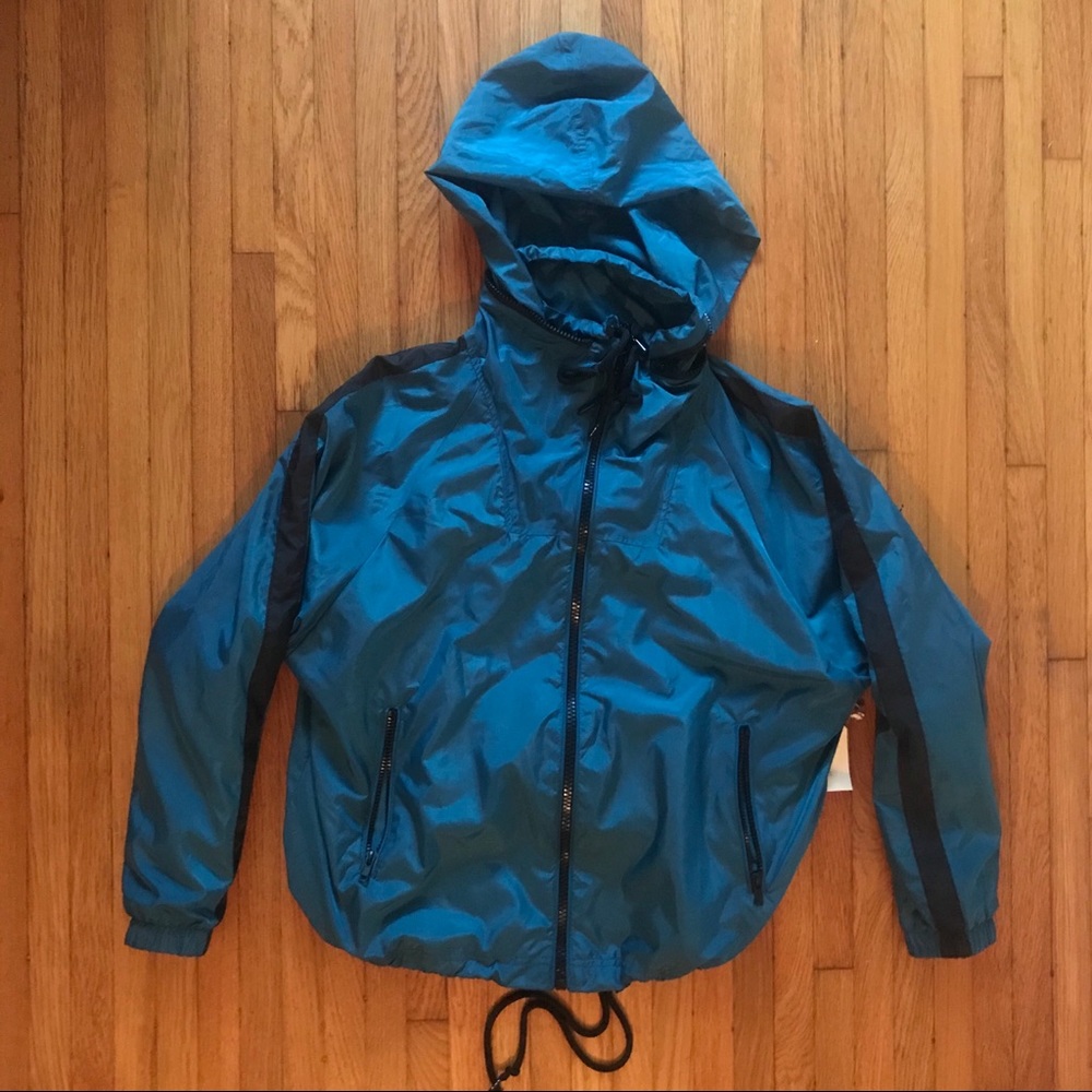 Forever 21 Teal Windbreaker